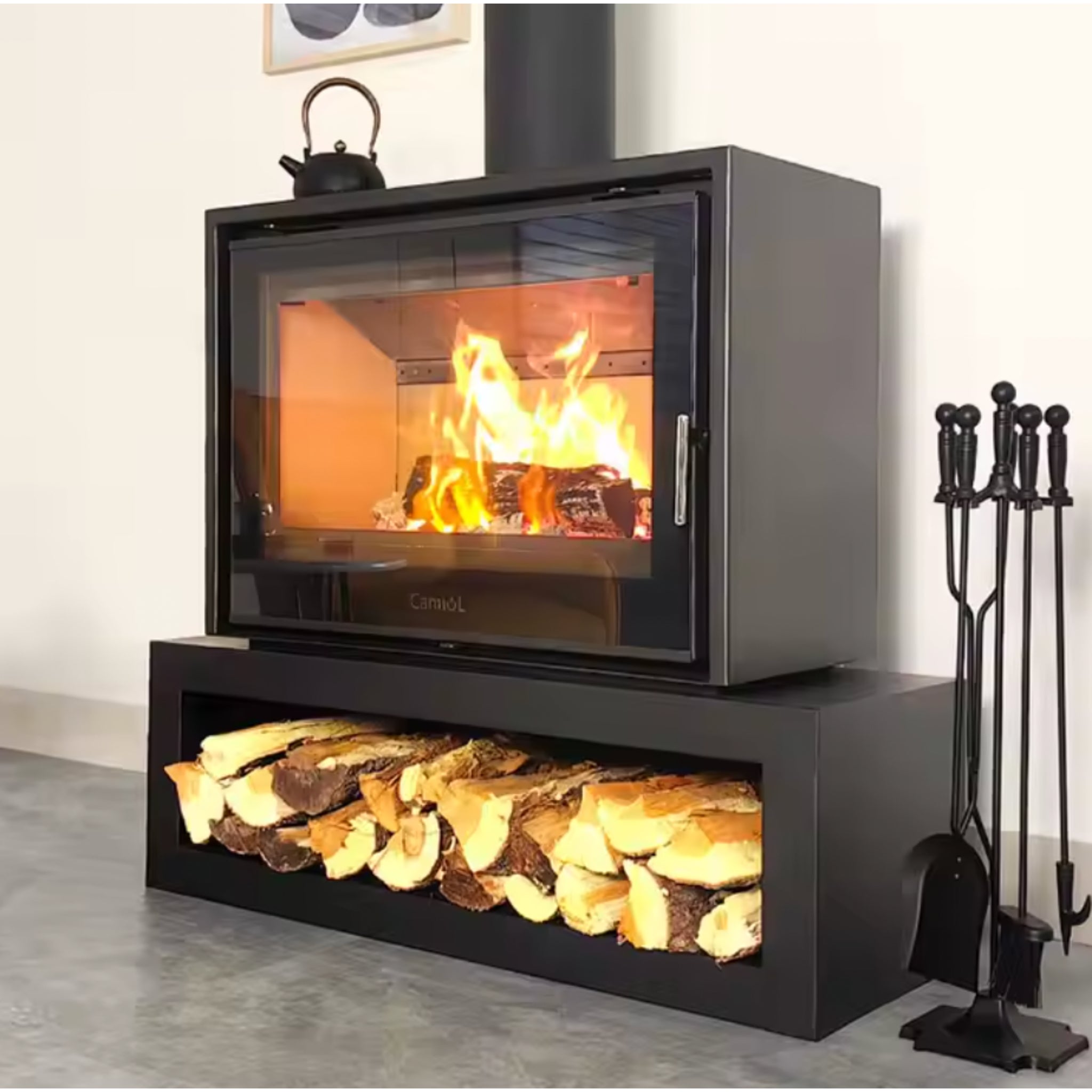 VantageFire Wood-Burning Fireplace